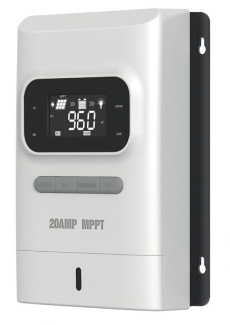 MPPT 20A LCD ソーラー LCD 充電コントローラー - MPPT ソーラーチャージコントローラー 20A